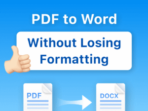 PDF to Editable Word Document Conversion